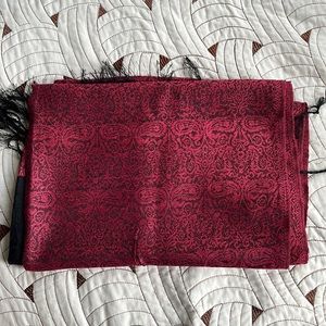 Red  and black pashmina